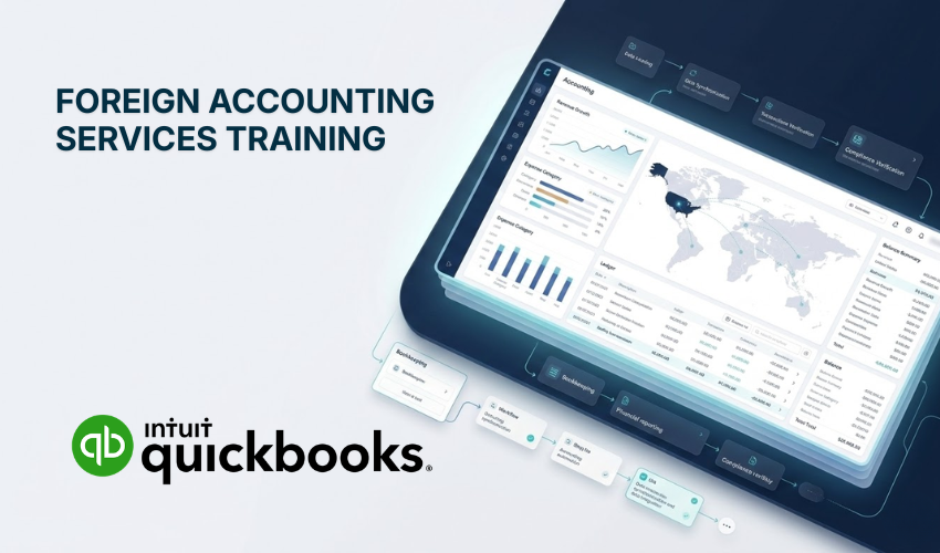 Foreign Accounting Services Training (US Accounting on QuickBooks)